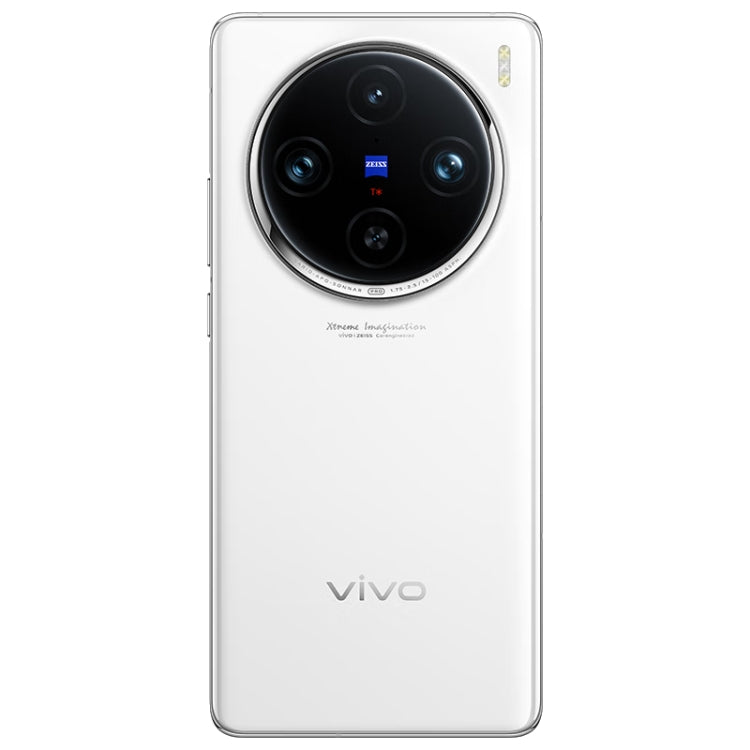 vivo X100s Pro, Triple Back Cameras, 16GB+512GB, Face ID / Fingerprint Identification, 6.78 inch Android 14 OriginOS 4 Dimensity 9300+ Octa Core, OTG, NFC, Network: 5G, Support Google Play (White)