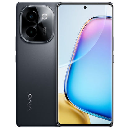 vivo Y200, Dual Back Cameras, 12GB+256GB, Face ID Screen Fingerprint Identification, 6.78 inch Android 14.0 OriginOS 4 Snapdragon 6 Gen 1 Octa Core 2.2GHz, OTG, Network: 5G, Support Google Play (Black)