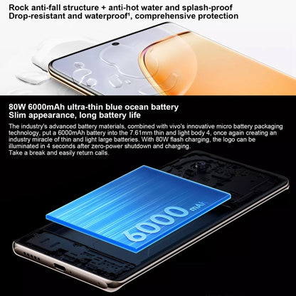 vivo Y200, Dual Back Cameras, 12GB+256GB, Face ID Screen Fingerprint Identification, 6.78 inch Android 14.0 OriginOS 4 Snapdragon 6 Gen 1 Octa Core 2.2GHz, OTG, Network: 5G, Support Google Play (White)