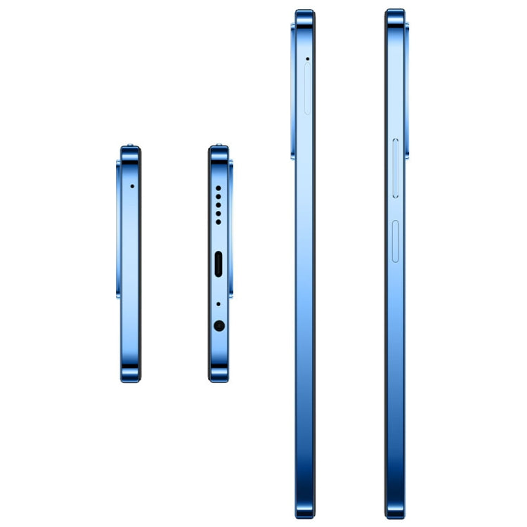 vivo Y200i, Double caméras arrière, 12 Go + 512 Go, Identification faciale et empreinte digitale sous l'écran, 6,72 pouces Android 14.0 OriginOS 4 Snapdragon 4 Gen 2 Octa Core 2.2 GHz, OTG, Réseau : 5G, Support Google Play (Bleu)
