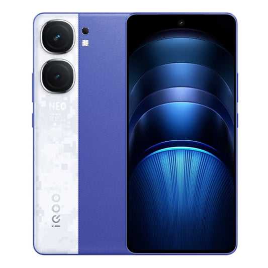 vivo iQOO Neo9S Pro+, 12GB+256GB, Face ID & Ultrasonic 3D Fingerprint Identification, 6.78 inch Android 14 OriginOS 4 Snapdragon 8 Gen 3 Octa Core 2.63GHz, OTG, NFC, Network: 5G, Support Google Play (Blue)