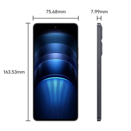 vivo iQOO Neo9S Pro+, 16GB+1TB, Face ID & Ultrasonic 3D Fingerprint Identification, 6.78 inch Android 14 OriginOS 4 Snapdragon 8 Gen 3 Octa Core 2.63GHz, OTG, NFC, Network: 5G, Support Google Play (Black)