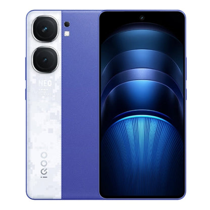 vivo iQOO Neo9S Pro+, 16GB+256GB, Face ID & Ultrasonic 3D Fingerprint Identification, 6.78 inch Android 14 OriginOS 4 Snapdragon 8 Gen 3 Octa Core 2.63GHz, OTG, NFC, Network: 5G, Support Google Play (Blue)