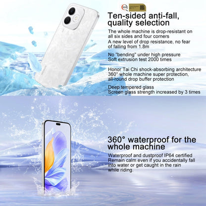 Honor X60i, 12 Go+512 Go, empreinte digitale sous l'écran, 6,7 pouces MagicOS 8.0 Dimensity 6080 Octa Core, réseau : 5G, OTG, ne prend pas en charge Google Play (Violet)