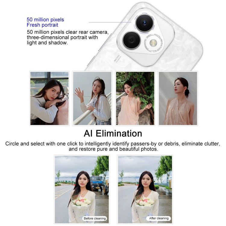 Honor X60i, 12 Go+512 Go, empreinte digitale sous l'écran, 6,7 pouces MagicOS 8.0 Dimensity 6080 Octa Core, réseau : 5G, OTG, ne prend pas en charge Google Play (Violet)