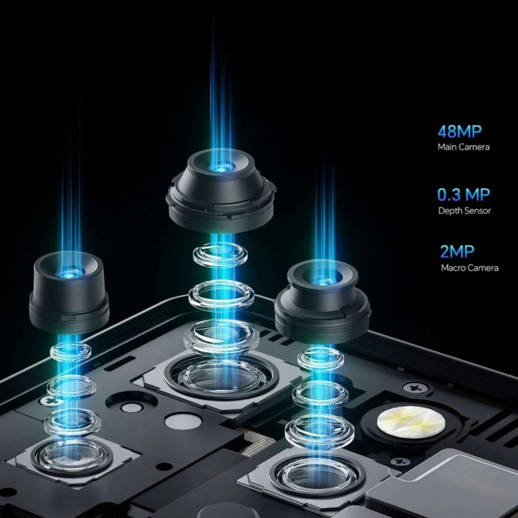 [HK Warehouse] Oukitel WP52 5G Rugged Phone, 4GB+256GB, 6.6 inch Android 14.0 MediaTek Dimensity 6100+ Octa-core, NFC, OTG, Network: 5G (Black)