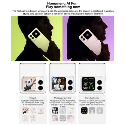 Huawei nova Flip, 12GB+256GB, Side Fingerprint Identification, 6.94 inch + 2.14 inch HarmonyOS 4.2 Octa Core, NFC, OTG, Not Support Google Play (Green)