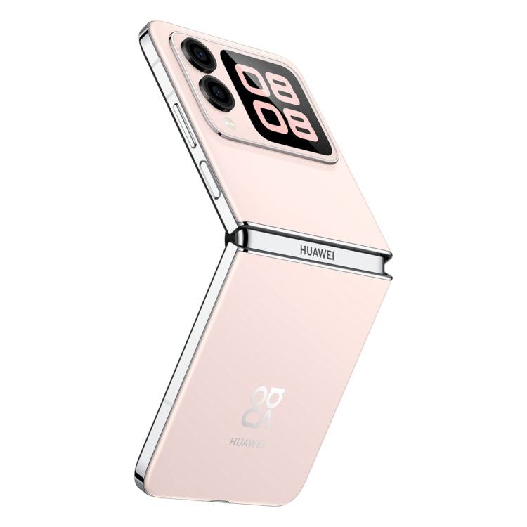 Huawei nova Flip, 12GB+512GB, Side Fingerprint Identification, 6.94 inch + 2.14 inch HarmonyOS 4.2 Octa Core, NFC, OTG, Not Support Google Play (Pink)