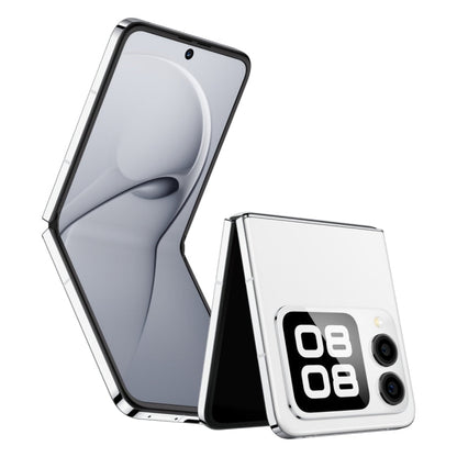 Huawei nova Flip, 12GB+512GB, Side Fingerprint Identification, 6.94 inch + 2.14 inch HarmonyOS 4.2 Octa Core, NFC, OTG, Not Support Google Play (White)