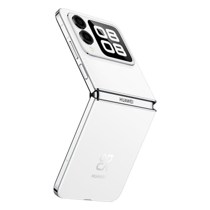Huawei nova Flip, 12GB+512GB, Side Fingerprint Identification, 6.94 inch + 2.14 inch HarmonyOS 4.2 Octa Core, NFC, OTG, Not Support Google Play (White)