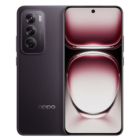 OPPO Reno12 AI Phone, 16GB+256GB, Screen Fingerprint, 6.7 inch ColorOS 14.1 Dimensity 8250 Octa Core up to 3.1GHz, NFC, OTG, Network: 5G (Black)