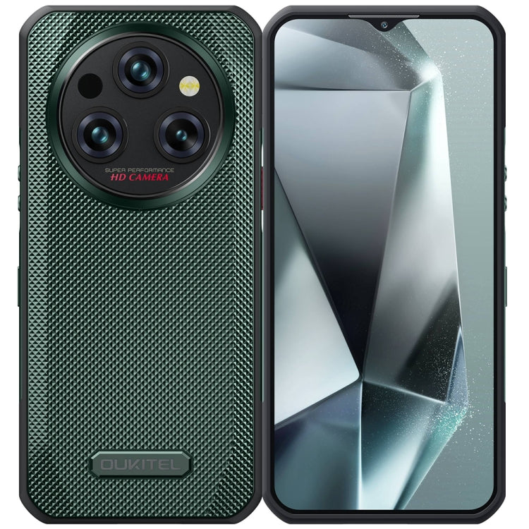 [HK Warehouse] Oukitel WP35 5G Rugged Phone, 8GB+256GB, IP68/IP69K Fingerprint Identification, 11000mAh, 6.6 inch MediaTek Dimensity 6100+ Octa Core, NFC, OTG, Network: 5G (Green)