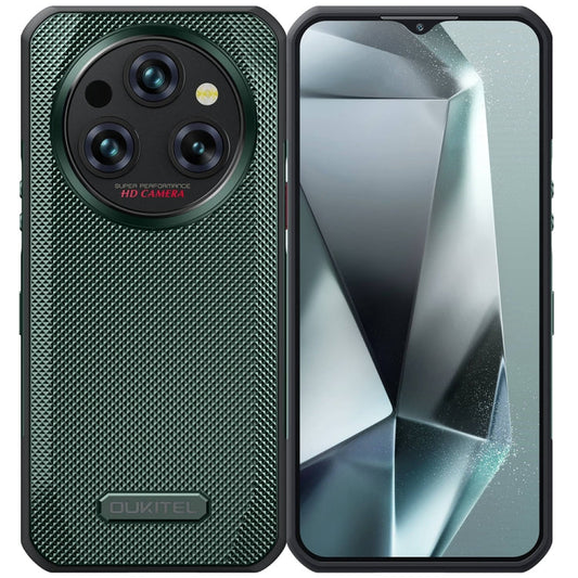 [HK Warehouse] Oukitel WP35 5G Rugged Phone, 8GB+256GB, IP68/IP69K Fingerprint Identification, 11000mAh, 6.6 inch MediaTek Dimensity 6100+ Octa Core, NFC, OTG, Network: 5G (Green)