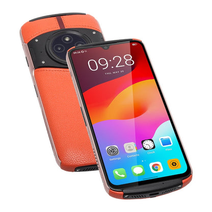 UNIWA PJ001 Projector Phone, 8GB+256GB, 6.72 inch Android 12 Mediatek MT8788WA Octa Core, Network: 4G (Orange)