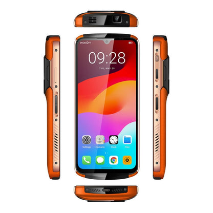 UNIWA PJ001 Projector Phone, 8GB+256GB, 6.72 inch Android 12 Mediatek MT8788WA Octa Core, Network: 4G (Orange)