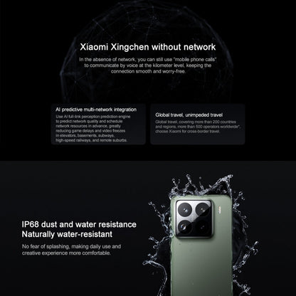 Xiaomi 15 Pro, 16GB+1TB, 6.73 inch Xiaomi HyperOS 2 Snapdragon 8 Elite Octa Core 3nm up to 4.32GHz, NFC, Network: 5G (Green)
