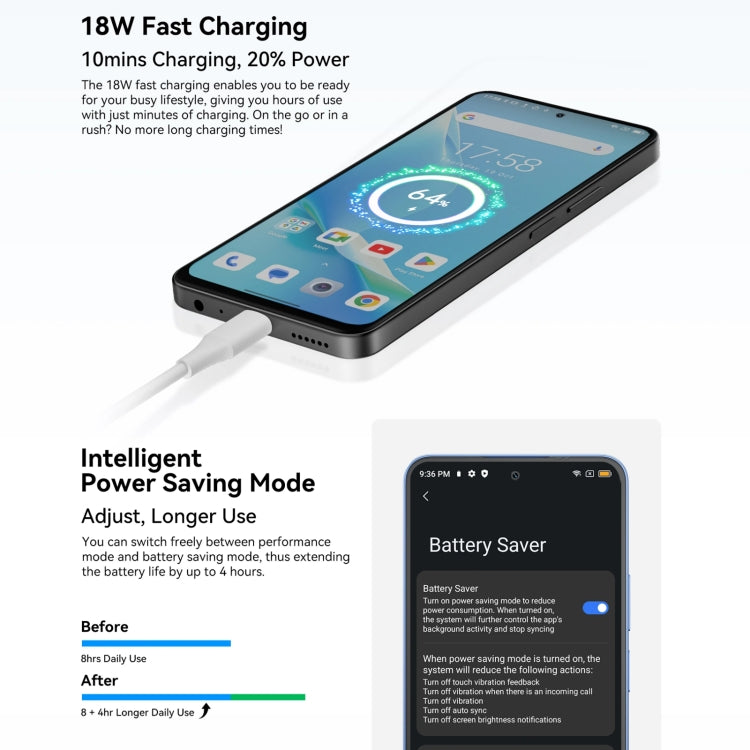 [HK Warehouse] Blackview SHARK 9, 8GB+256GB, 6.67 inch Android 14 Unisoc T820 Octa Core, Network: 5G (Black)