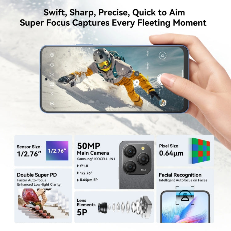 [HK Warehouse] Blackview SHARK 9, 8GB+256GB, 6.67 inch Android 14 Unisoc T820 Octa Core, Network: 5G (Black)