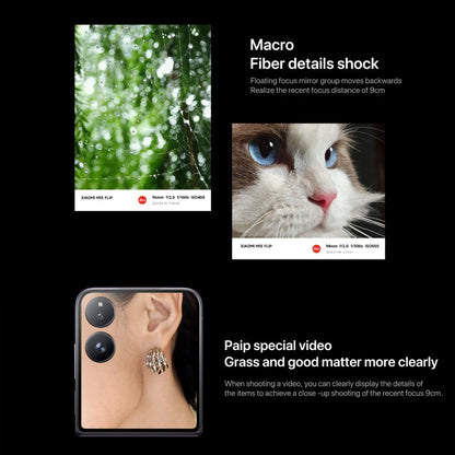 Xiaomi MIX Flip, 12GB+256GB, 6.86 inch + 4.01 inch Xiaomi HyperOS Snapdragon 8 Gen 3 Octa Core 4nm up to 3.3GHz, NFC, Network: 5G (Phantom Purple)