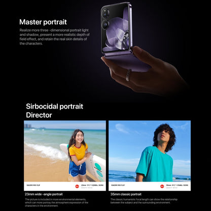 Xiaomi MIX Flip, 12GB+256GB, 6.86 inch + 4.01 inch Xiaomi HyperOS Snapdragon 8 Gen 3 Octa Core 4nm up to 3.3GHz, NFC, Network: 5G (Purple)