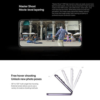 Xiaomi MIX Flip, 12GB+256GB, 6.86 inch + 4.01 inch Xiaomi HyperOS Snapdragon 8 Gen 3 Octa Core 4nm up to 3.3GHz, NFC, Network: 5G (Purple)