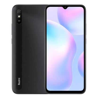 Xiaomi Redmi 9A, 4 Go+64 Go, batterie 5000 mAh, identification faciale, 6,53 pouces MIUI 12 MTK Helio G25 Octa Core jusqu'à 2,0 GHz, réseau : 4G, double SIM, prise en charge de Google Play (noir)