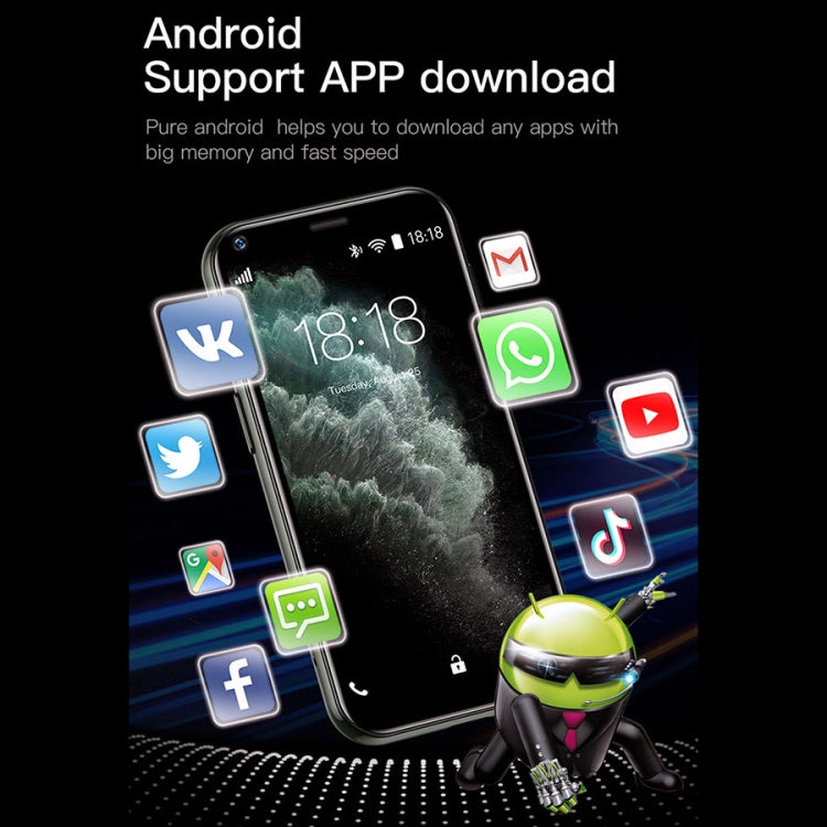 SOYES XS11, 1GB+8GB, 2.5 inch MTK6580 Quad Core up to 1.3GHz, Bluetooth, WiFi, FM, Network: 3G, Dual SIM(Black)