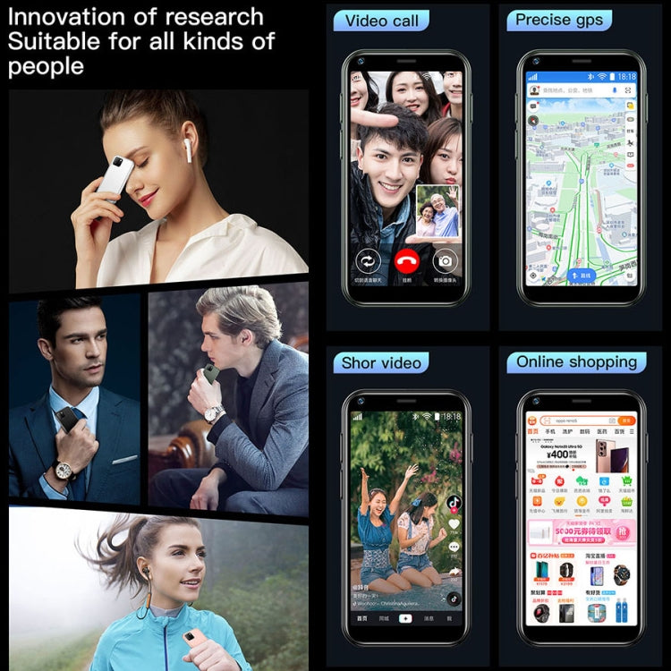 SOYES XS11, 1GB+8GB, 2.5 inch MTK6580 Quad Core up to 1.3GHz, Bluetooth, WiFi, FM, Network: 3G, Dual SIM(Black)