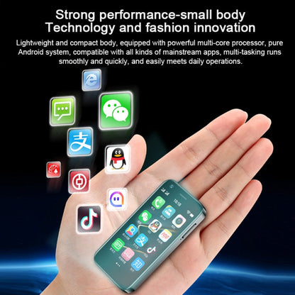 SOYES XS12, 3 Go + 32 Go, Android 9.0 de 3,0 pouces MTK6737M Quad Core jusqu'à 1,1 GHz, Bluetooth, WiFi, FM, Réseau : 4G, Double SIM (Noir)