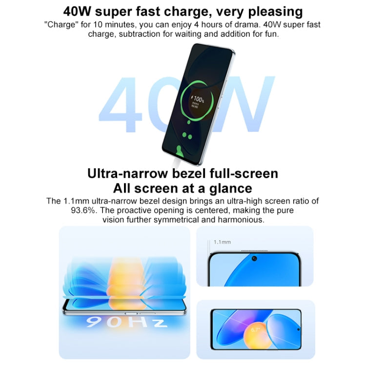 Honor Play6T Pro 5G TFY-AN40, 8GB+256GB, China Version, Dual Back Cameras, Side Fingerprint Identification, 4000mAh Battery, 6.7 inch Magic UI 5.0 (Android 11) MediaTek Dimensity 810 Octa Core up to 2.4GHz, Network: 5G, OTG, Not Support Google Play(Black)
