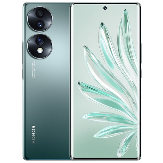 Honor 70 5G FNE-AN00, 54MP Cameras, 12GB+256GB, China Version, Triple Back Cameras, Screen Fingerprint Identification,  6.67 inch Magic UI 6.1 Qualcomm Snapdragon 778G Plus Octa Core up to 2.5GHz, Network: 5G, OTG, NFC, Not Support Google Play(Green)