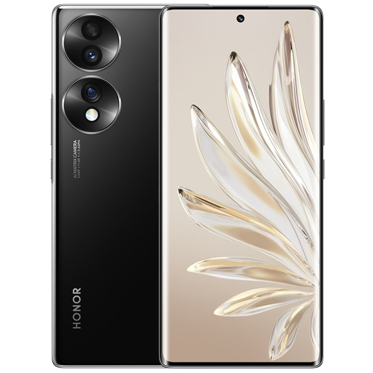 Honor 70 5G FNE-AN00, 54MP Cameras, 12GB+256GB, China Version, Triple Back Cameras, Screen Fingerprint Identification,  6.67 inch Magic UI 6.1 Qualcomm Snapdragon 778G Plus Octa Core up to 2.5GHz, Network: 5G, OTG, NFC, Not Support Google Play(Jet Black)
