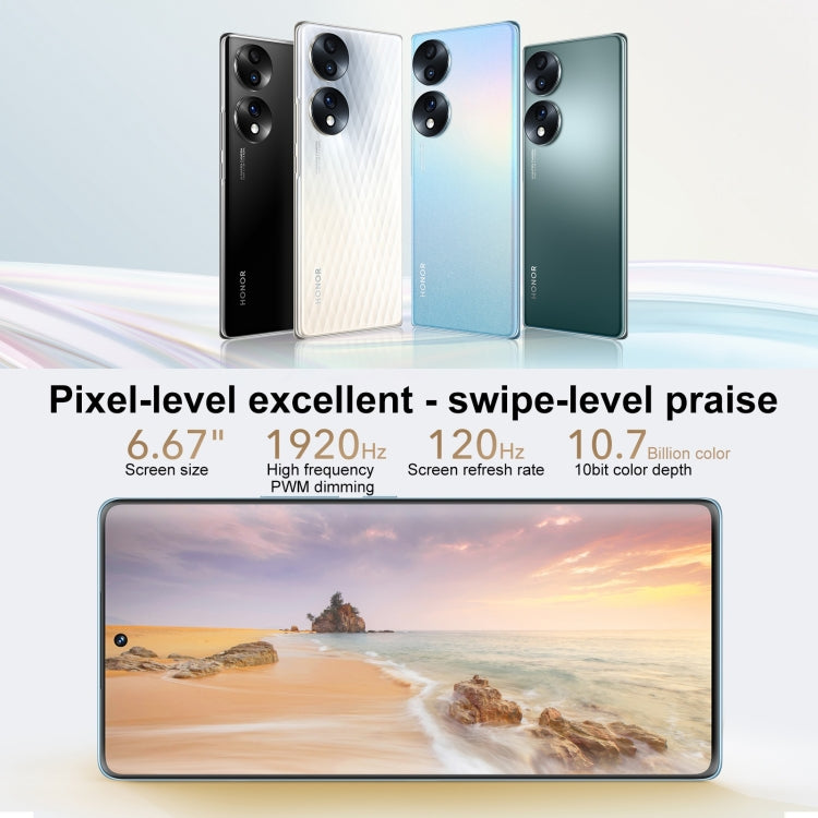 Honor 70 5G FNE-AN00, 54MP Cameras, 12GB+256GB, China Version, Triple Back Cameras, Screen Fingerprint Identification,  6.67 inch Magic UI 6.1 Qualcomm Snapdragon 778G Plus Octa Core up to 2.5GHz, Network: 5G, OTG, NFC, Not Support Google Play(Jet Black)