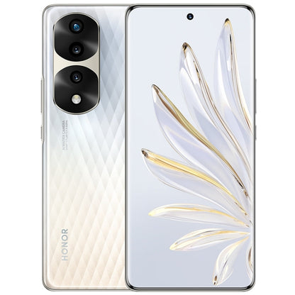 Honor 70 Pro 5G SDY-AN00, 54MP Cameras, 8GB+256GB, China Version, Triple Back Cameras, Screen Fingerprint Identification, 6.78 inch Magic UI 6.1 Dimensity 8000 Octa Core up to 2.75GHz, Network: 5G, OTG, NFC, Not Support Google Play(Silver)