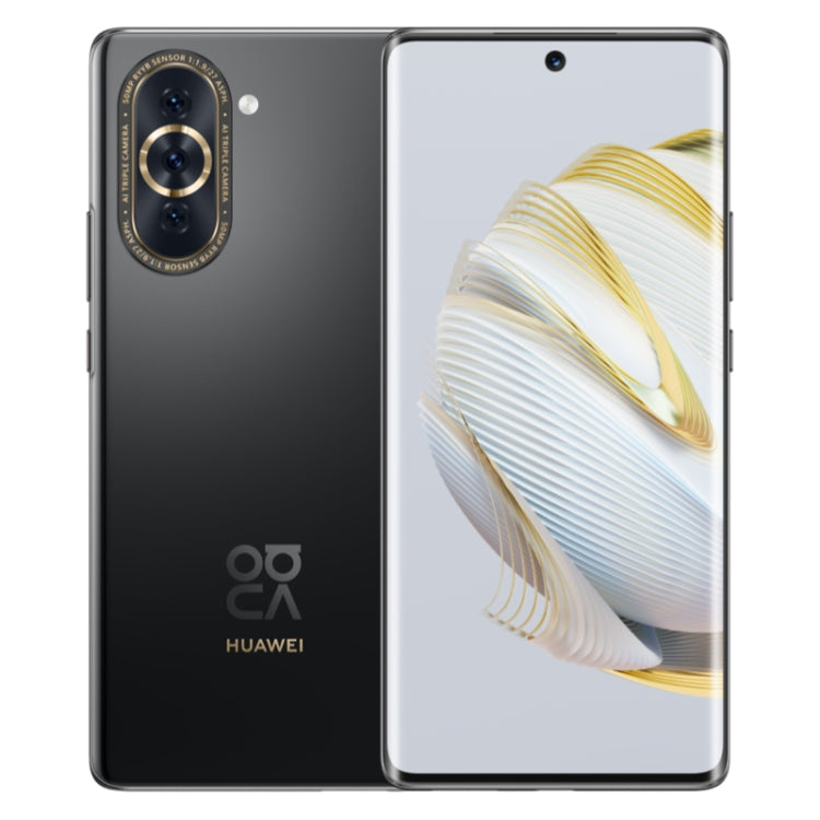 Huawei nova 10 4G NCO-AL00,128GB, 60MP Front Camera, China Version, Triple Back Cameras, In-screen Fingerprint Identification, 6.67 inch HarmonyOS 2 Qualcomm Snapdragon 778G 4G Octa Core up to 2.42GHz, Network: 4G, OTG, NFC, Not Support Google Play(Black)