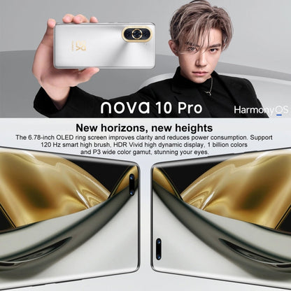Huawei nova 10 Pro 4G GLA-AL00,128GB, 60MP Front Camera, China Version