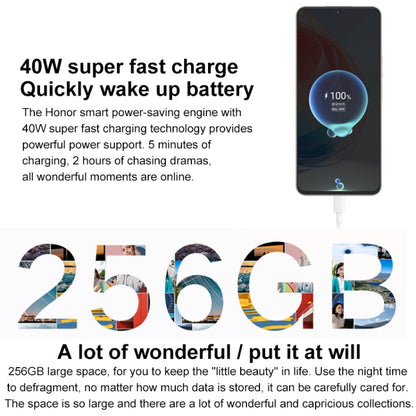 Honor X40i 5G DIO-AN00, 50MP Cameras, 12GB+256GB, China Version, Dual Back Cameras, Side Fingerprint Identification, 4000mAh Battery, 6.7 inch Magic UI 6.1 / Android 12 Dimensity 700 Octa Core up to 2.2GHz, Network: 5G, OTG, Not Support Google Play(Black)