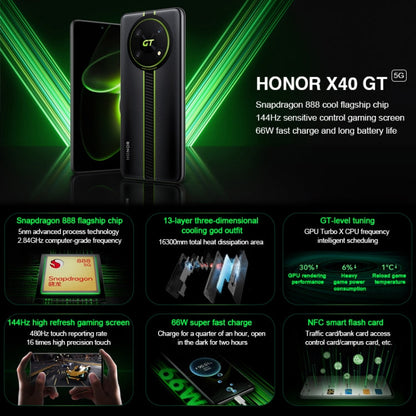 Honor X40 GT 5G ADT-AN00, 50MP Cameras, 12GB+256GB, China Version