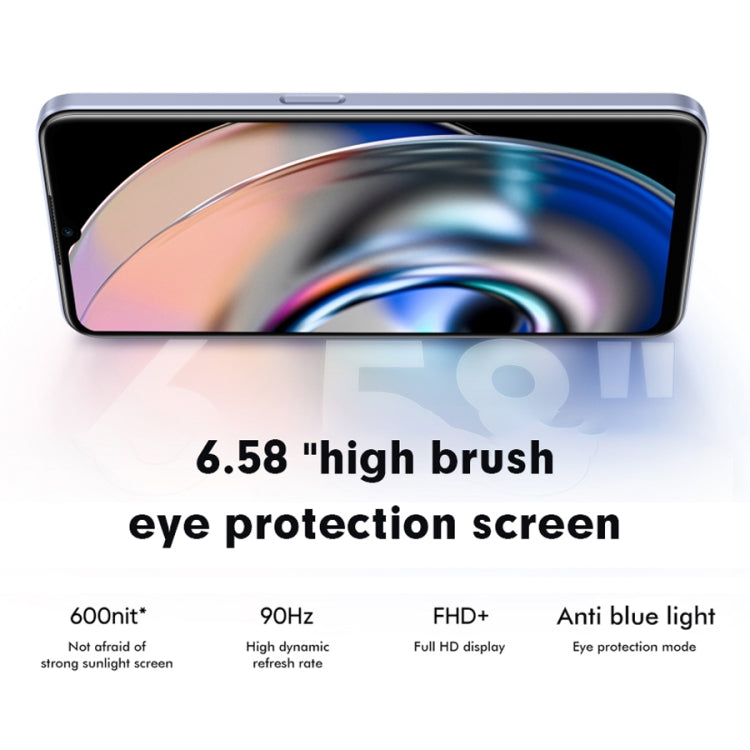 Realme V23 5G, 48MP Camera, 12GB+256GB, Dual Back Cameras, Side Fingerprint Identification, 5000mAh Battery, 6.58 inch Realme UI 3.0 / Android 12 MediaTek Dimensity 810 Octa Core up to 2.4GHz, Network: 5G, Support Google Play(Midnight Black)