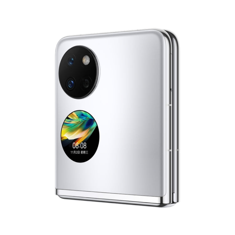 HUAWEI Pocket S 256GB BAL-AL60, 40MP Camera, China Version, Dual Back Cameras, Side Fingerprint Identification, 6.9 inch + 1.04 inch HarmonyOS 3.0 Snapdragon 778G Octa Core up to 2.42GHz, Network: 4G, OTG, NFC, Not Support Google Play(Silver)