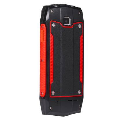 Téléphone Robuste Rugtel R1C, Étanche IP68 Antichoc Anti-poussière, 2,4 pouces, MTK6261D, Batterie 2000 mAh, SOS, Radio FM, Double SIM (Rouge)