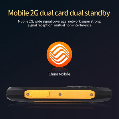 Rugtel R1C Rugged Phone, IP68 Waterproof Dustproof Shockproof, 2.4 inch, MTK6261D, 2000mAh Battery, SOS, FM, Dual SIM(Yellow)