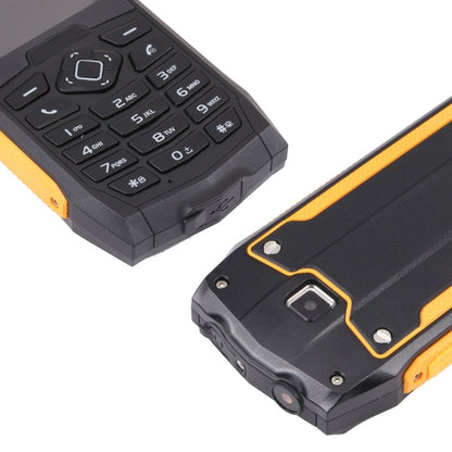 Rugtel R1C Rugged Phone, IP68 Waterproof Dustproof Shockproof, 2.4 inch, MTK6261D, 2000mAh Battery, SOS, FM, Dual SIM(Yellow)