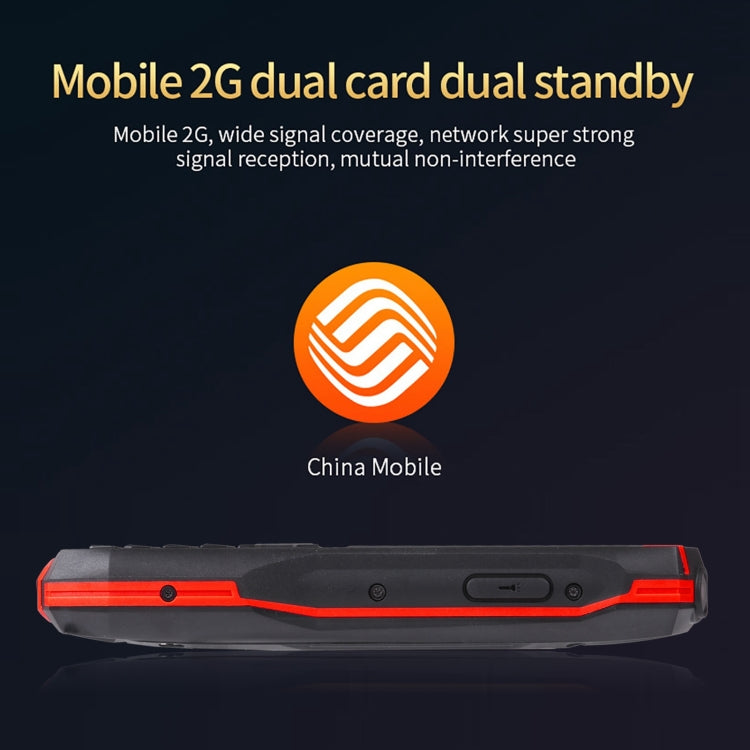 Rugtel R2C Rugged Phone, IP68 Waterproof Dustproof Shockproof, 2.4 inch, MTK6261D, 2500mAh Battery, SOS, FM, Dual SIM(Red)
