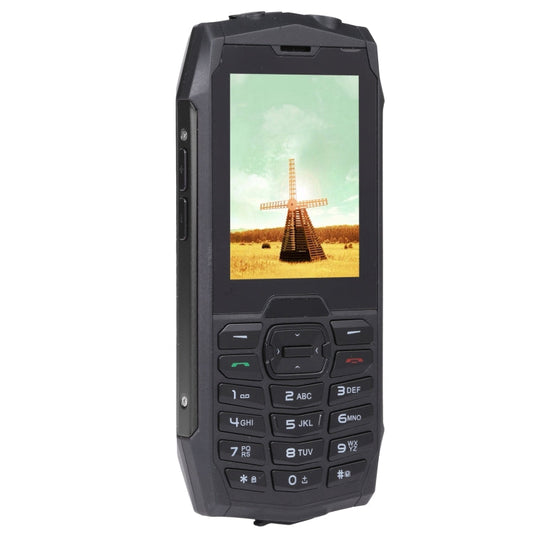 Rugtel R3C Rugged Phone, IP68 Waterproof Dustproof Shockproof, 2.8 inch, MTK6261D, 2000mAh Battery, SOS, FM, Dual SIM(Black)