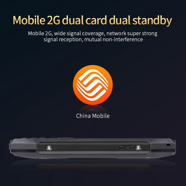Téléphone durci Rugtel R3C, étanche IP68, résistant à la poussière et aux chocs, écran 2,8 pouces, MTK6261D, batterie 2000 mAh, SOS, FM, double SIM (noir)