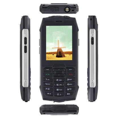 Rugtel R3C Rugged Phone, IP68 Waterproof Dustproof Shockproof, 2.8 inch, MTK6261D, 2000mAh Battery, SOS, FM, Dual SIM(Silver)