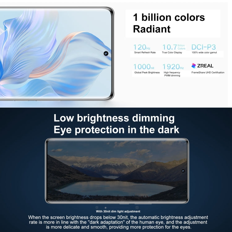 Honor 80 5G ANN-AN00, 160MP Cameras, 8GB+256GB, China Version, Triple Back Cameras, Screen Fingerprint Identification, 6.67 inch Magic UI 7.0 Qualcomm Snapdragon 782G Octa Core up to  2.7GHz, Network: 5G, OTG, NFC, Not Support Google Play(Pink)