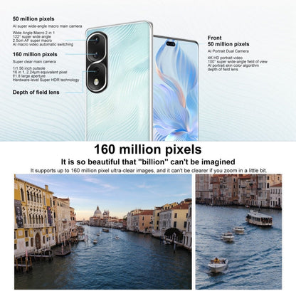 Honor 80 Pro 5G ANP-AN00, 160MP Cameras, 8GB+256GB, China Version, Triple Back Cameras, Screen Fingerprint Identification, 6.78 inch Magic UI 7.0 Qualcomm Snapdragon 8+ Gen1 Octa Core up to  3.0GHz, Network: 5G, OTG, NFC, Not Support Google Play (Blue)