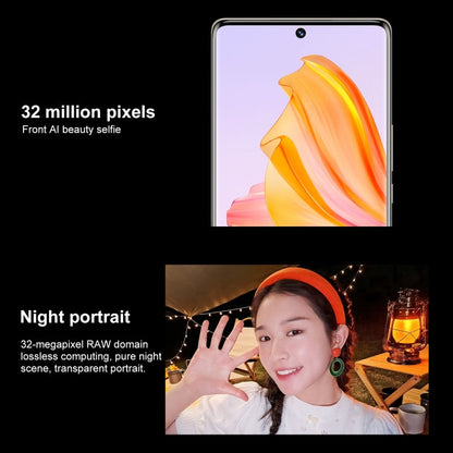Honor 80 SE 5G GIA-AN80, 64MP Cameras, 8GB+256GB, China Version, Triple Back Cameras, Screen Fingerprint Identification, 6.67 inch Magic OS 7.0 Android 12 Dimensity 900 MT6877 Octa Core up to 2.4GHz, Network: 5G, OTG, Not Support Google Play(Jet Black)